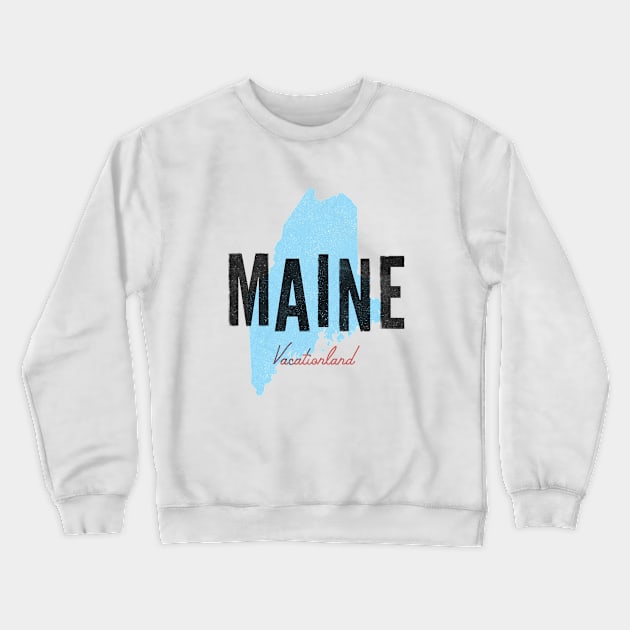 Maine Crewneck Sweatshirt by jordihales